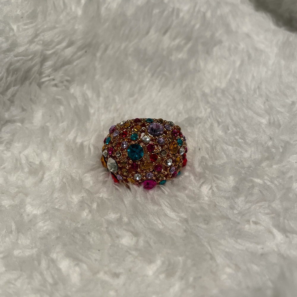 18K RGP Multicolor Fashion Ring